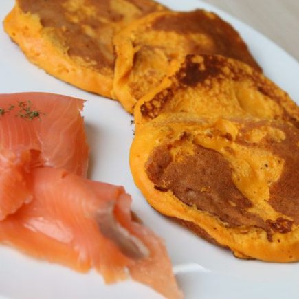 Blinis de patates douces pour l'apéro (recette Tupperware)