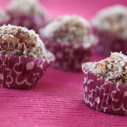 Bouchées cacahuètes Nutella Coco