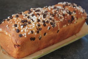 Brioche au levain et aux pépites de chocolat