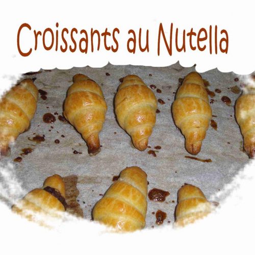 Croissants au Nutella