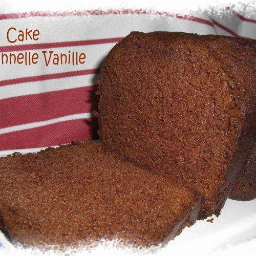 Cake Cannelle Vanille