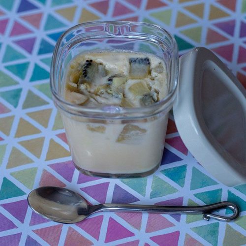 Clafoutis aux kiwis et au lait de coco (à la Multi Délices)