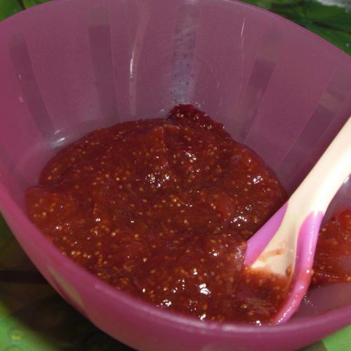 Compote de figues fraîches