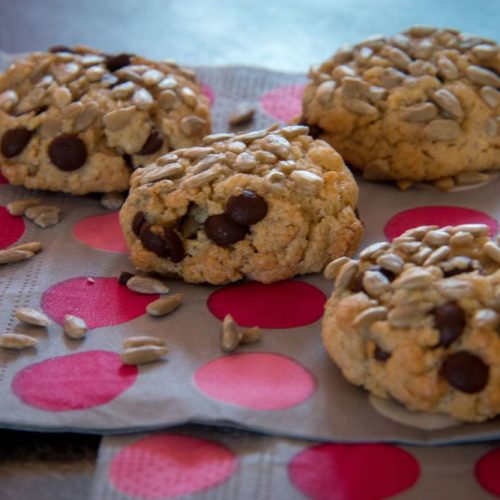 Cookies aux graines de tournesol et au chocolat