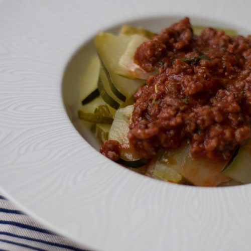 Courgettes bolognaises