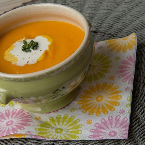 Crème de carottes (au Thermomix ou sans)
