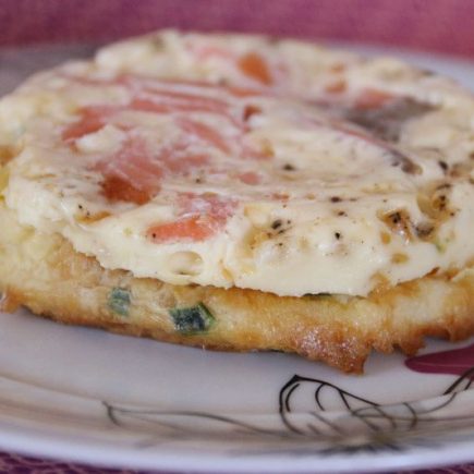 Croque quiche au saumon fumé 1