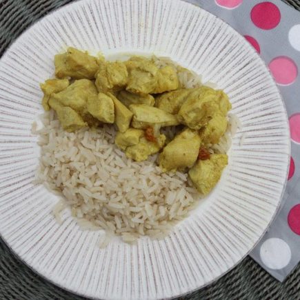 Curry de poulet (au Cookeo)
