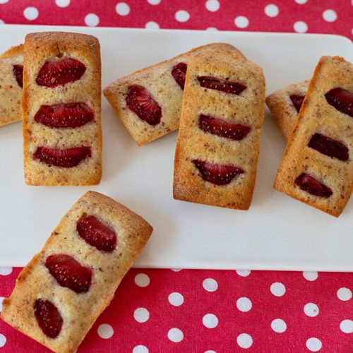 Financiers aux fraises