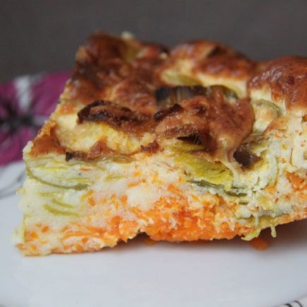 Flan de carottes aux poireaux (Recette Tupperware - UltraPro)