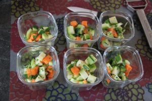 Flans de courgettes au persil 1