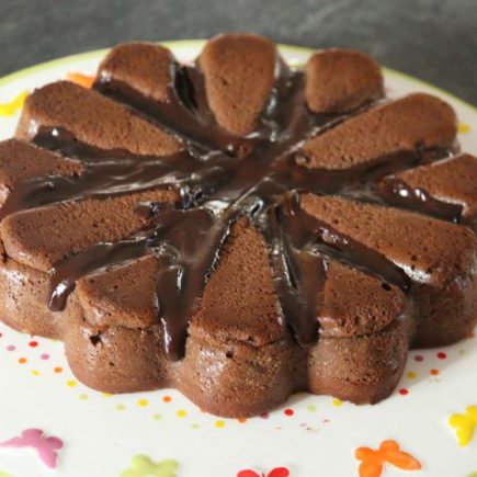Fondant chocolat et ricotta (sans gluten)