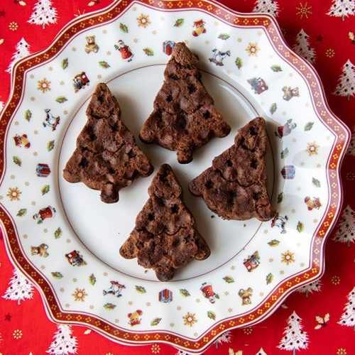 Fondants Sapins au chocolat de Thibault