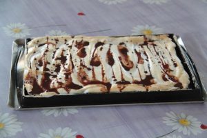 Gâteau chocolat meringué
