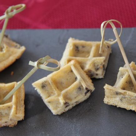 Gaufres apéritives aux olives (recette Tupperware)