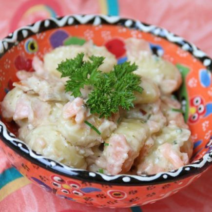 Gnocchis au saumon (au Cookeo)