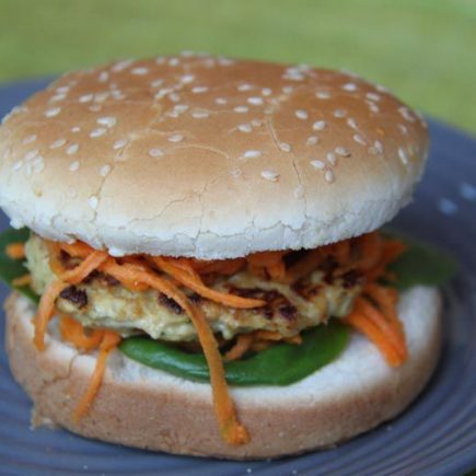 Hamburgers de poulet thai