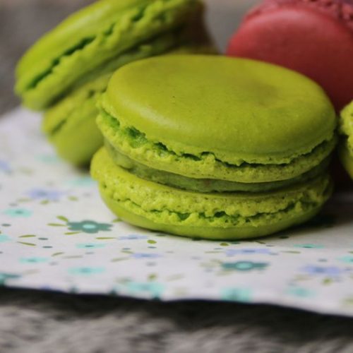 Macarons à la pistache
