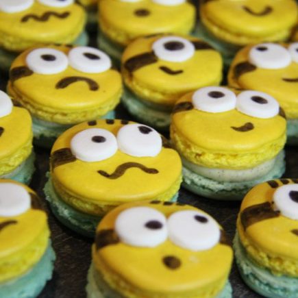 Macarons à la vanille Minions