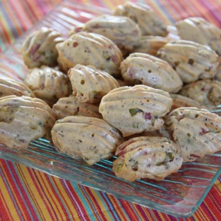 Madeleines Jambon - Pistaches