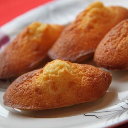 Madeleines à l'orange de Sophie Dudemaine