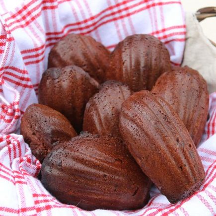 Madeleines au chocolat de Christophe Felder