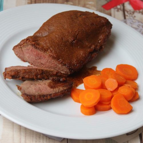 Magrets de canard en croûte de pain d’épices