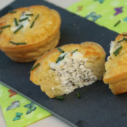 Moelleux de courgettes au coeur fromage (recette Tupperware)