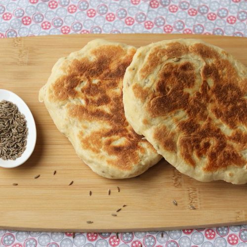 Naans fromage cumin