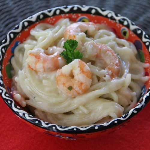 One-Pot Pasta aux crevettes et au lait de coco 1