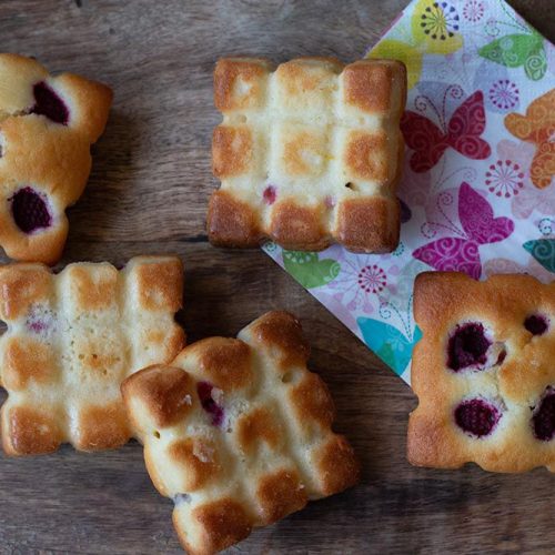 Petites tablettes moelleuses citron - framboises