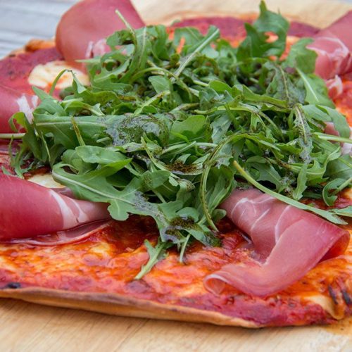 Pizza Jambon Cru et Roquette