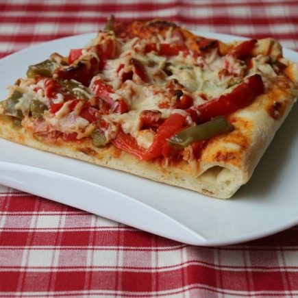 Pizza aux poivrons