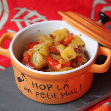 Poivrons sautés aux pommes de terre