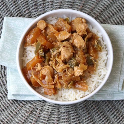 Poulet à l'ananas (recette Weight Watchers WW)