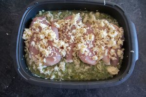 Poulet aux courgettes et au riz 1