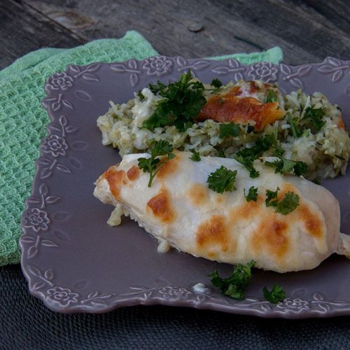 Poulet aux courgettes et au riz
