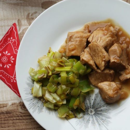 Poulet-aux-poireaux