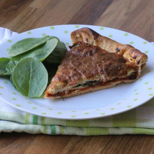 Quiche au thon et aux épinards