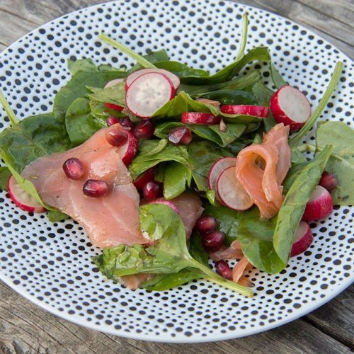 Salade Epinards - Saumon fumé