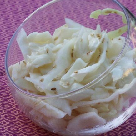 Salade de chou (comme au restaurant japonais)