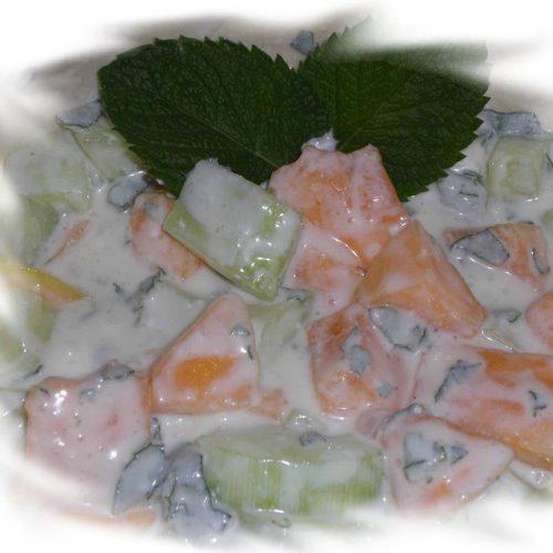 Salade de melon et concombre