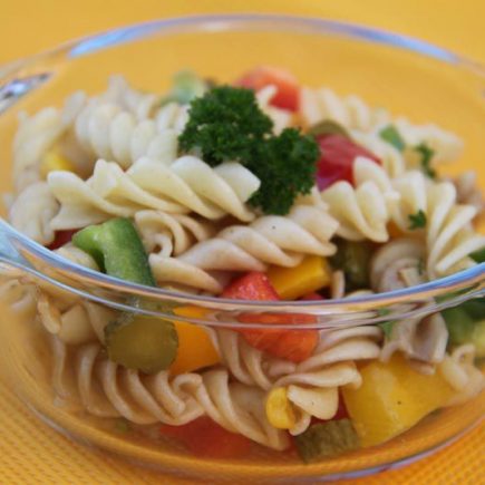 Salade de pâtes aux poivrons