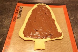Sapin brioché au Nutella