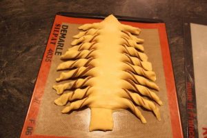 Sapin brioché au Nutella
