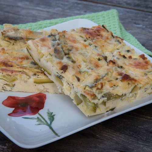 Scarpaccia de courgettes