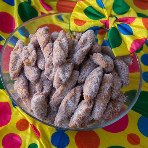 Schankalas (Beignets de Carnaval) (Version aux noisettes)