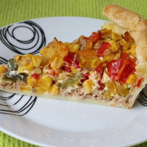 Tarte Thon Maïs 3 poivrons