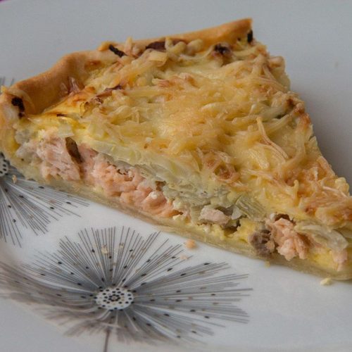 Tarte au fenouil et au saumon (au Thermomix ou sans)