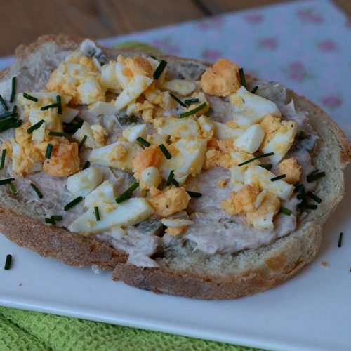 Tartines Oeuf Mimosa (recette de Cyril Lignac)